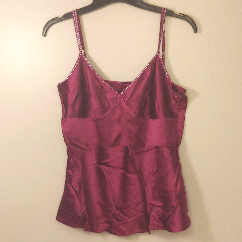 Express Silk Cami Tank Top, Large